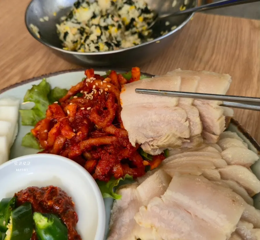 청운보쌈 당산점 방문 모습