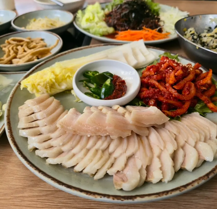 당산역 보쌈 식사 메뉴