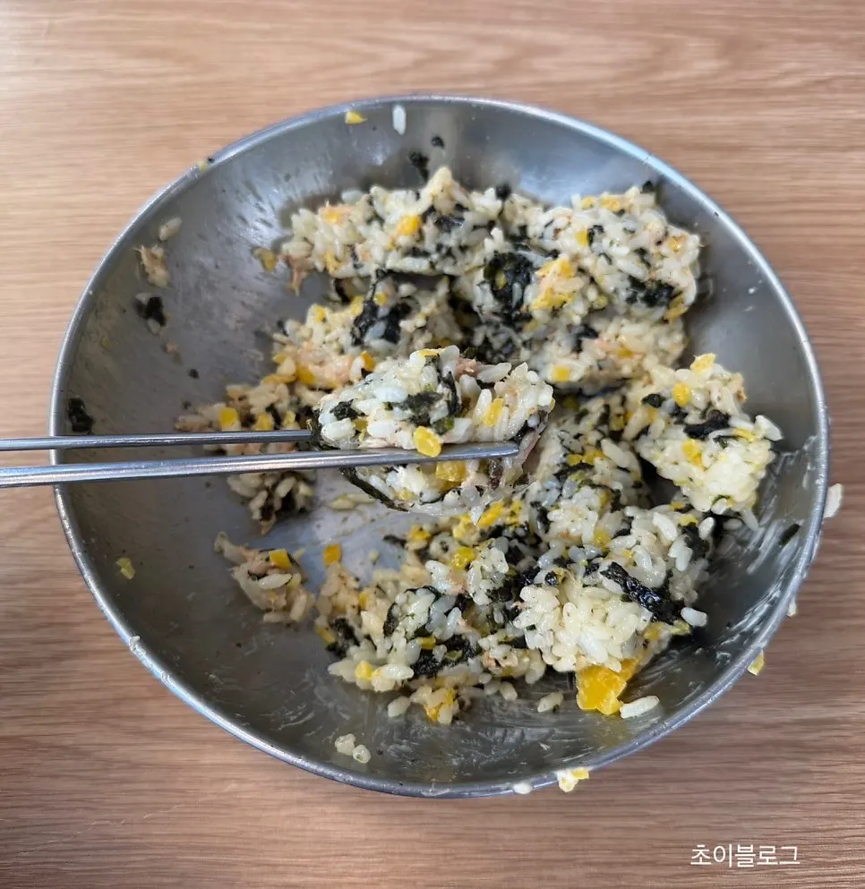 Homemade tuna mayo rice ball