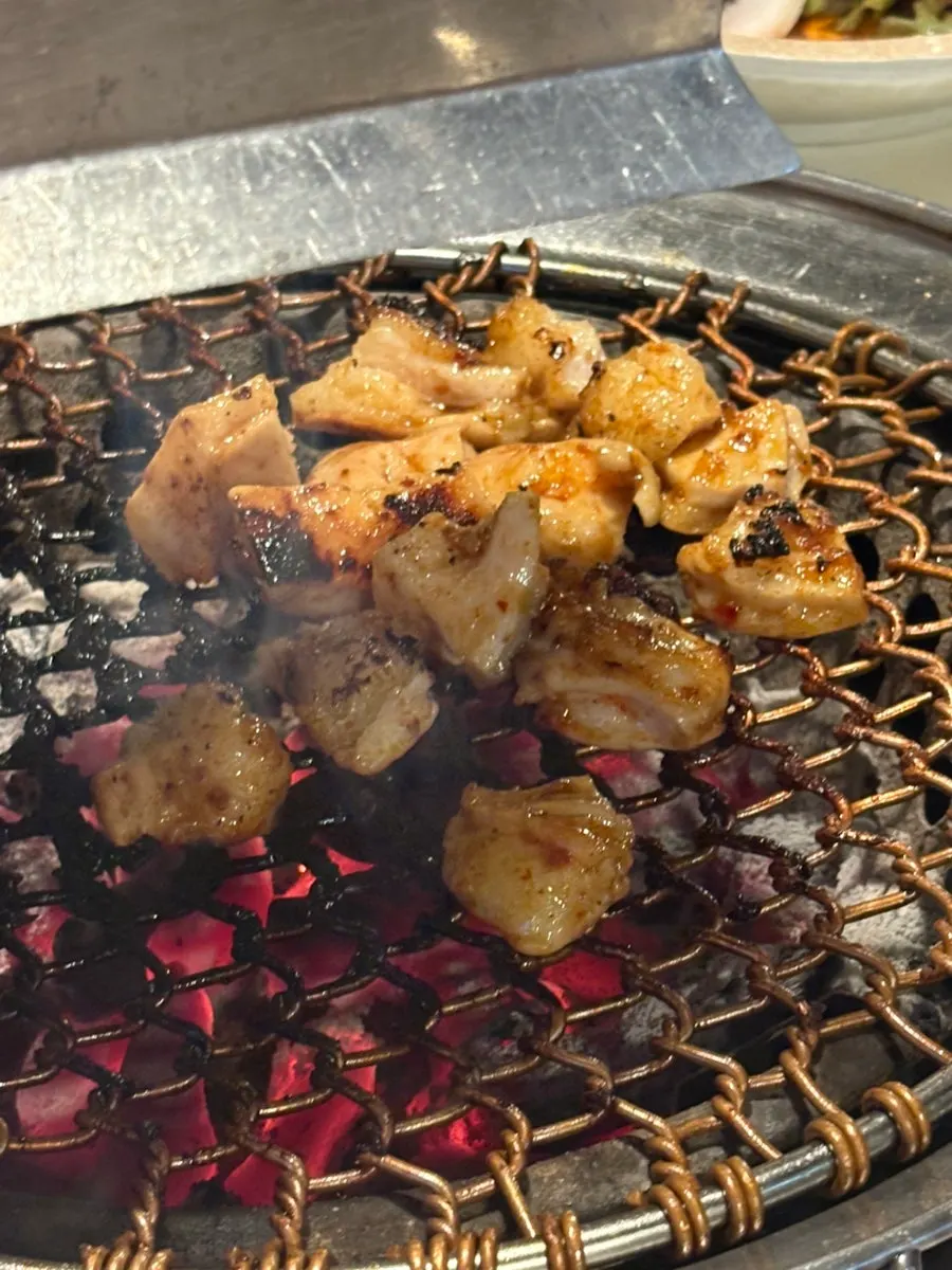 Chodaechang's spicy seasoned makchang grill