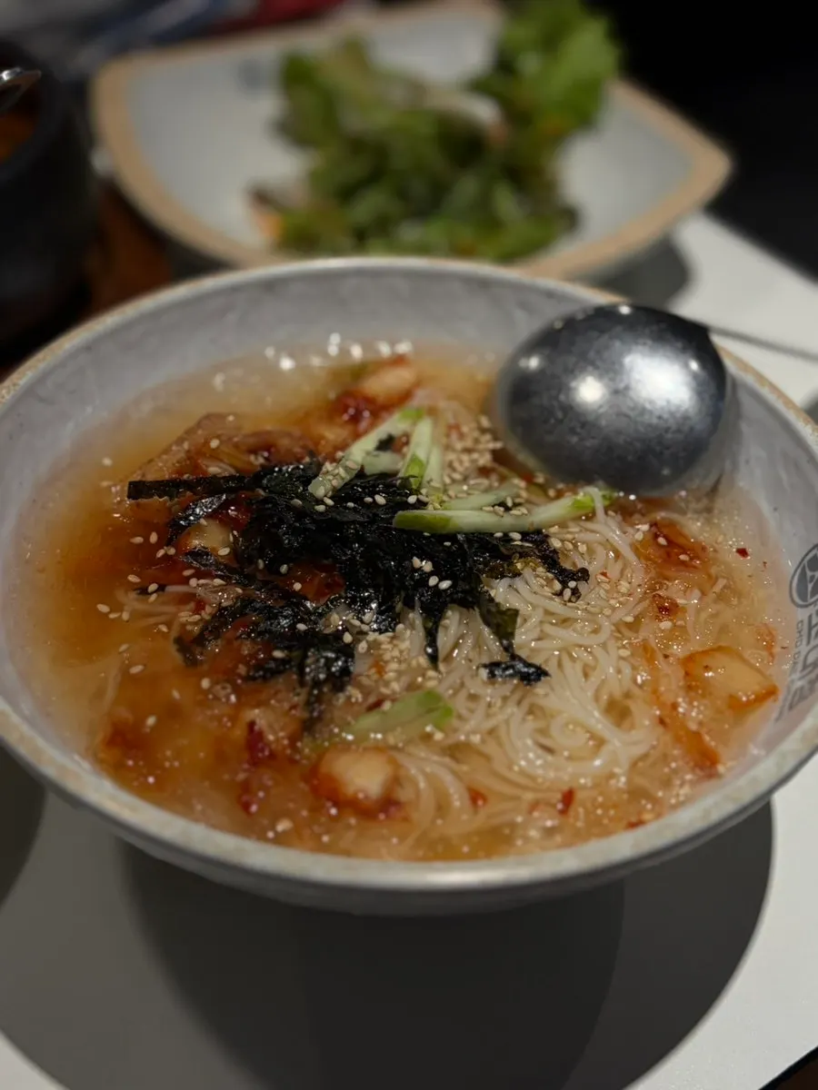 Grilled daechang coated in sweet-spicy sauce