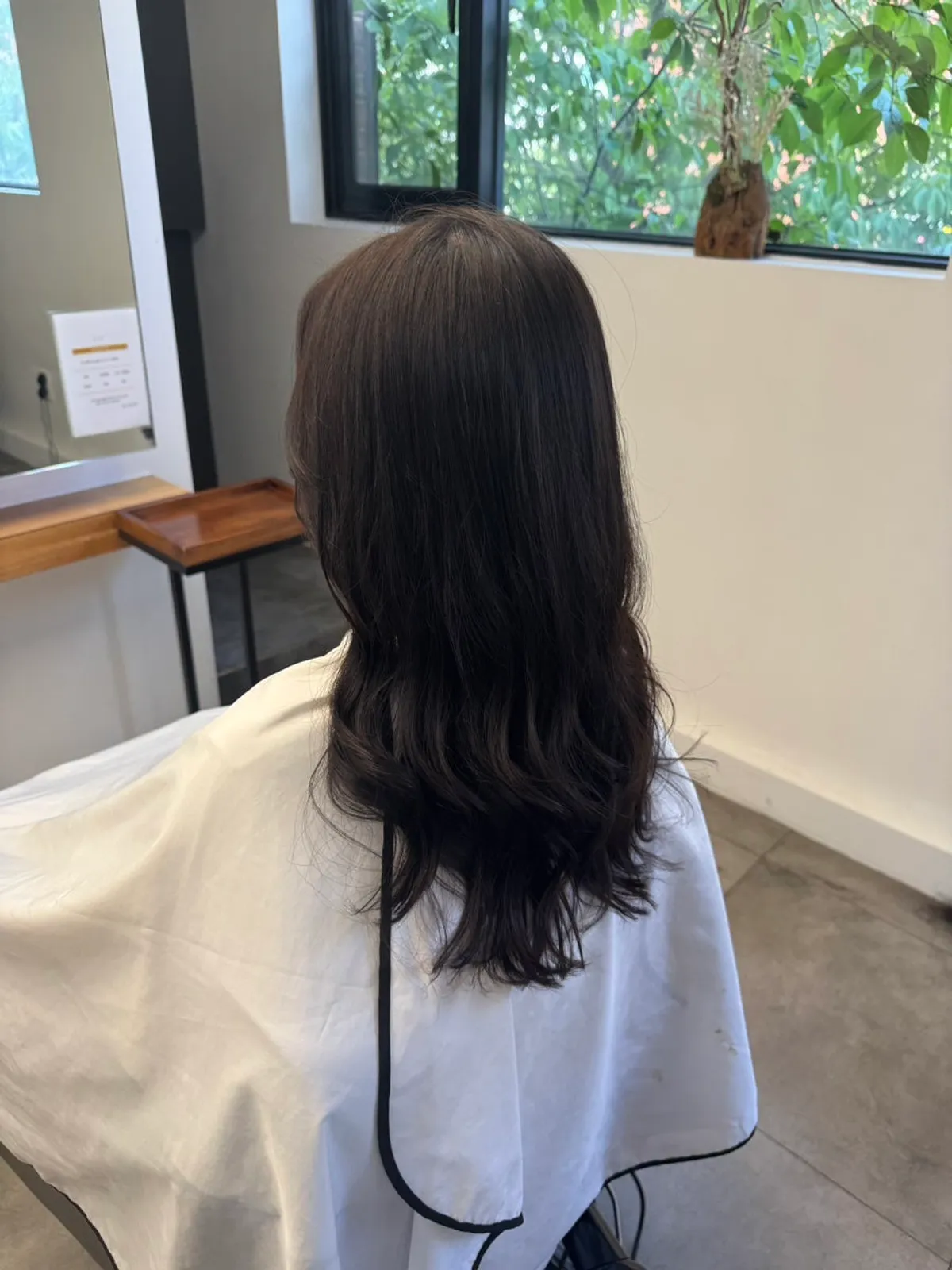 Long layered cut after a 5cm trim and thinning