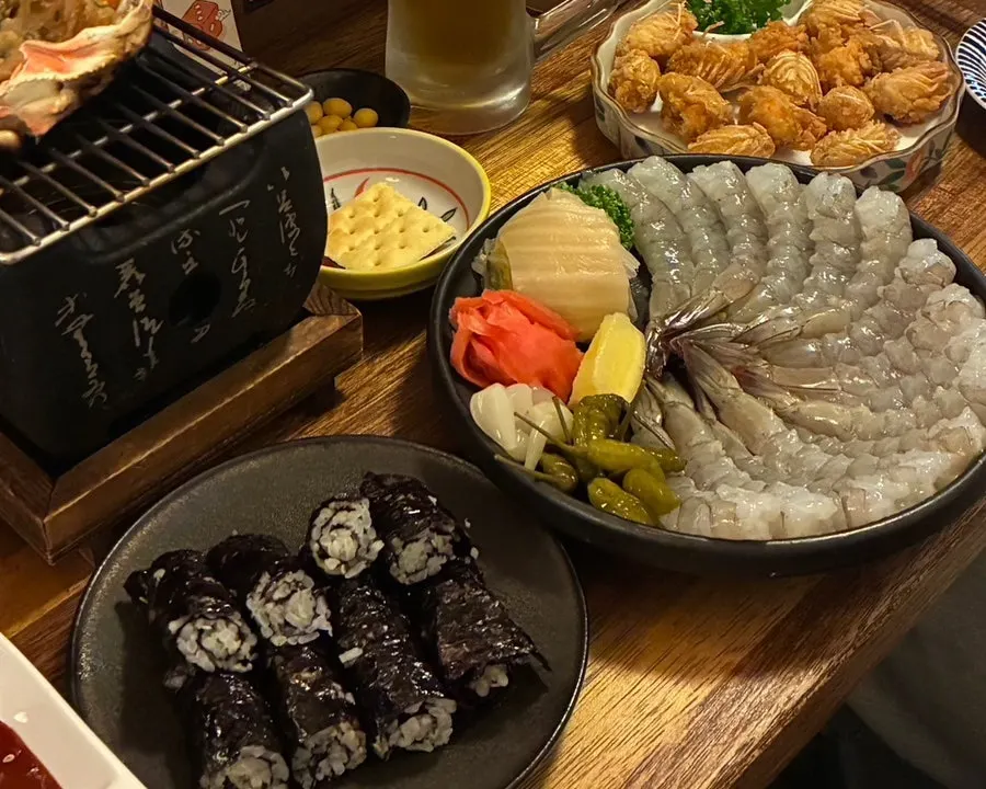 거품 잘 잡힌 기린 생맥주 잔