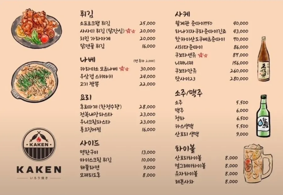 카켄 위치와 영업시간 안내