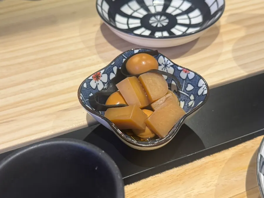 카켄 기본안주 메추리알 곤약 다시마조림