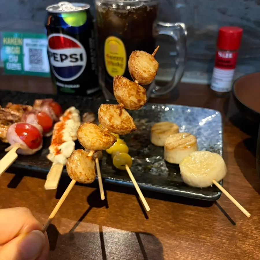 Heart skewer