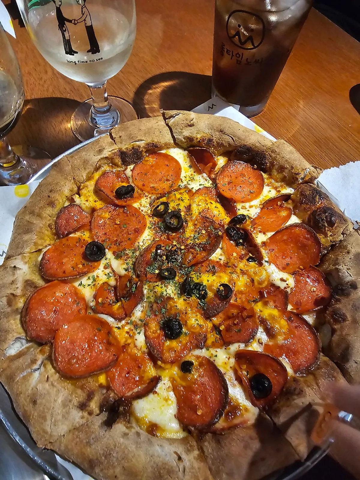 Pizza Chicken Set and alcoholic drinks