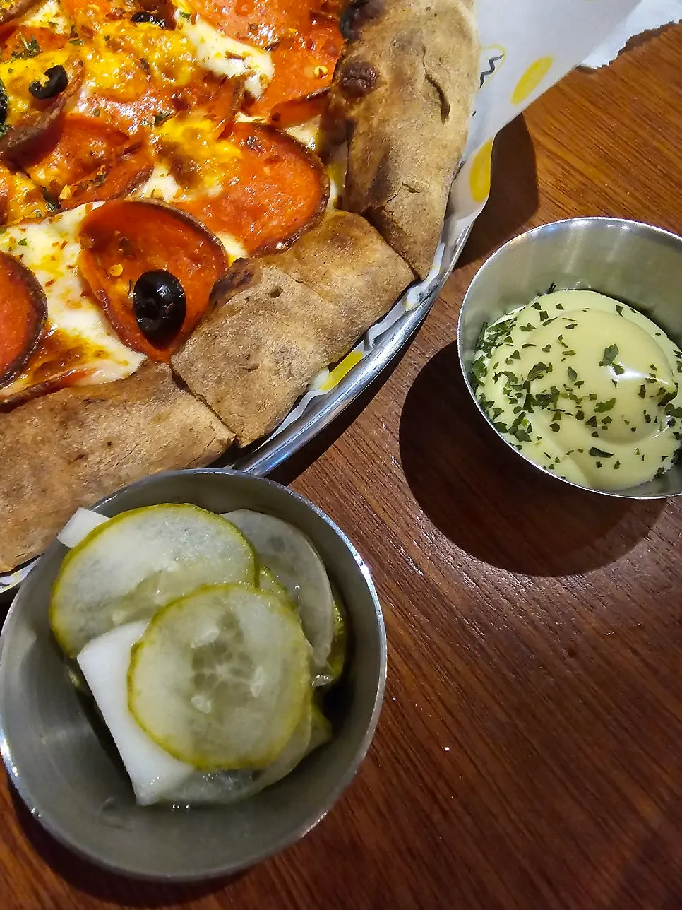 Pepperoni pizza loaded with toppings
