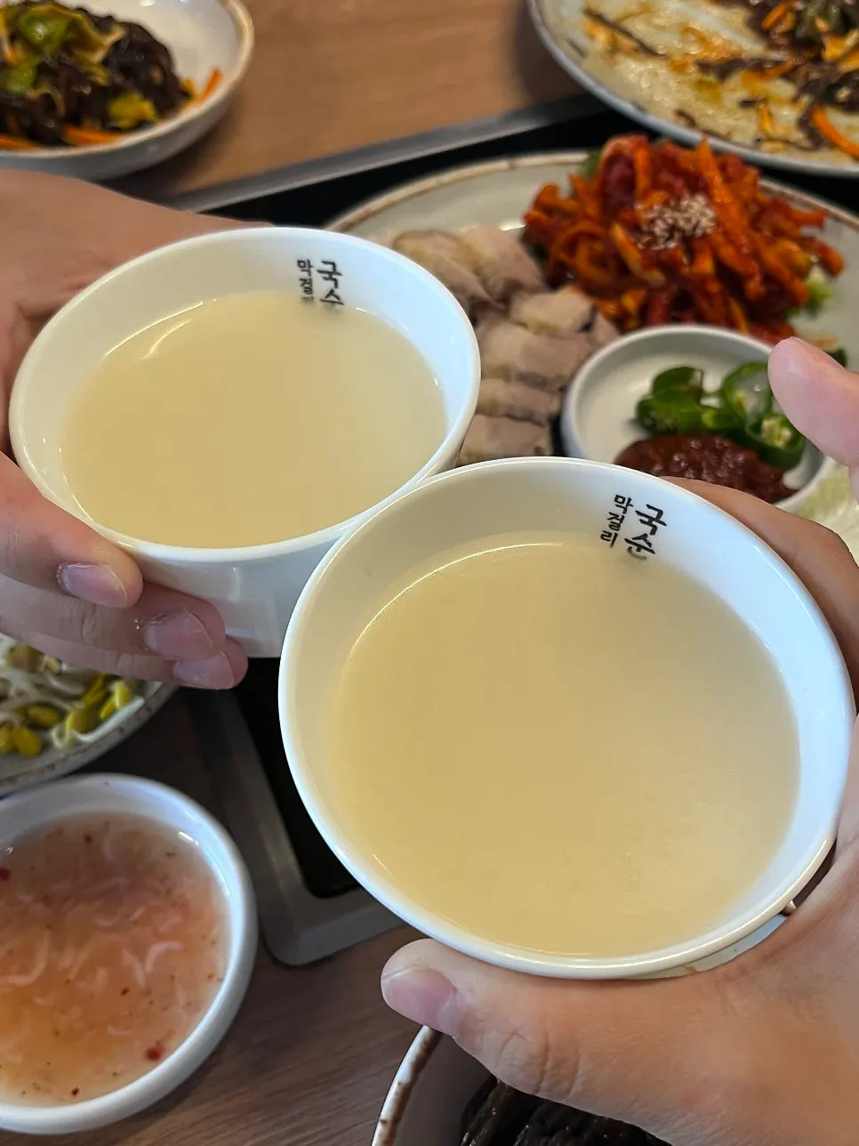 꼬들쫄깃한 막국수 면