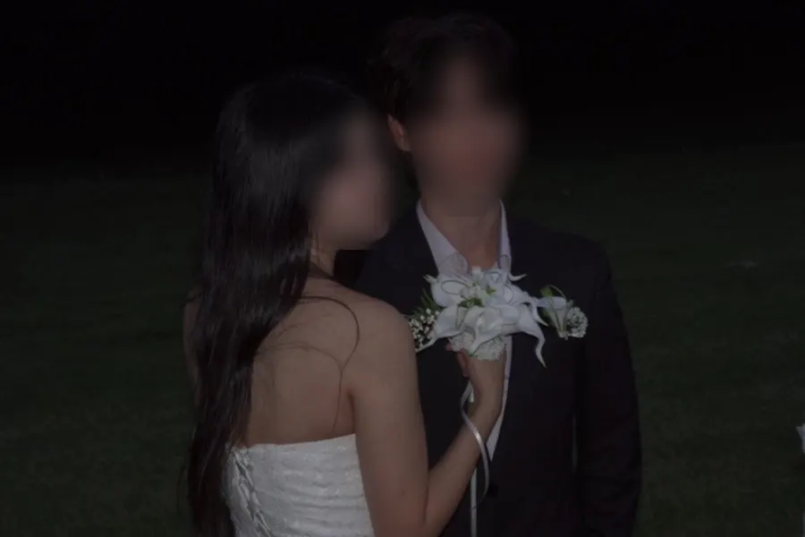 Makeup shown from various angles during the wedding photoshoot