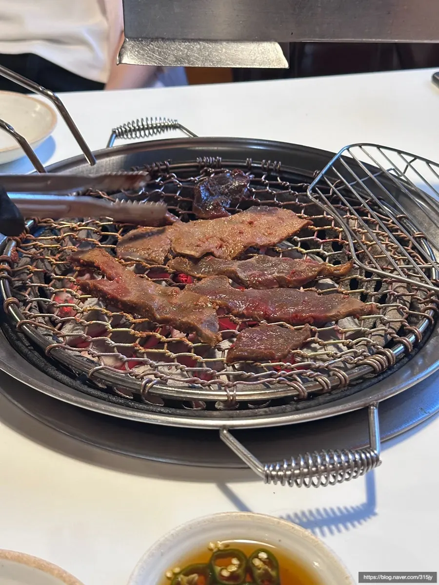 Seasoned heart grilling on the pan
