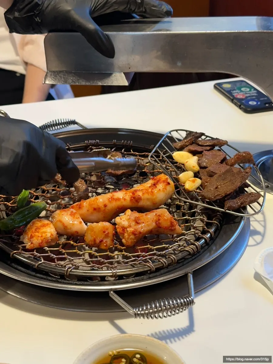 Cooked meat moved to the warming section