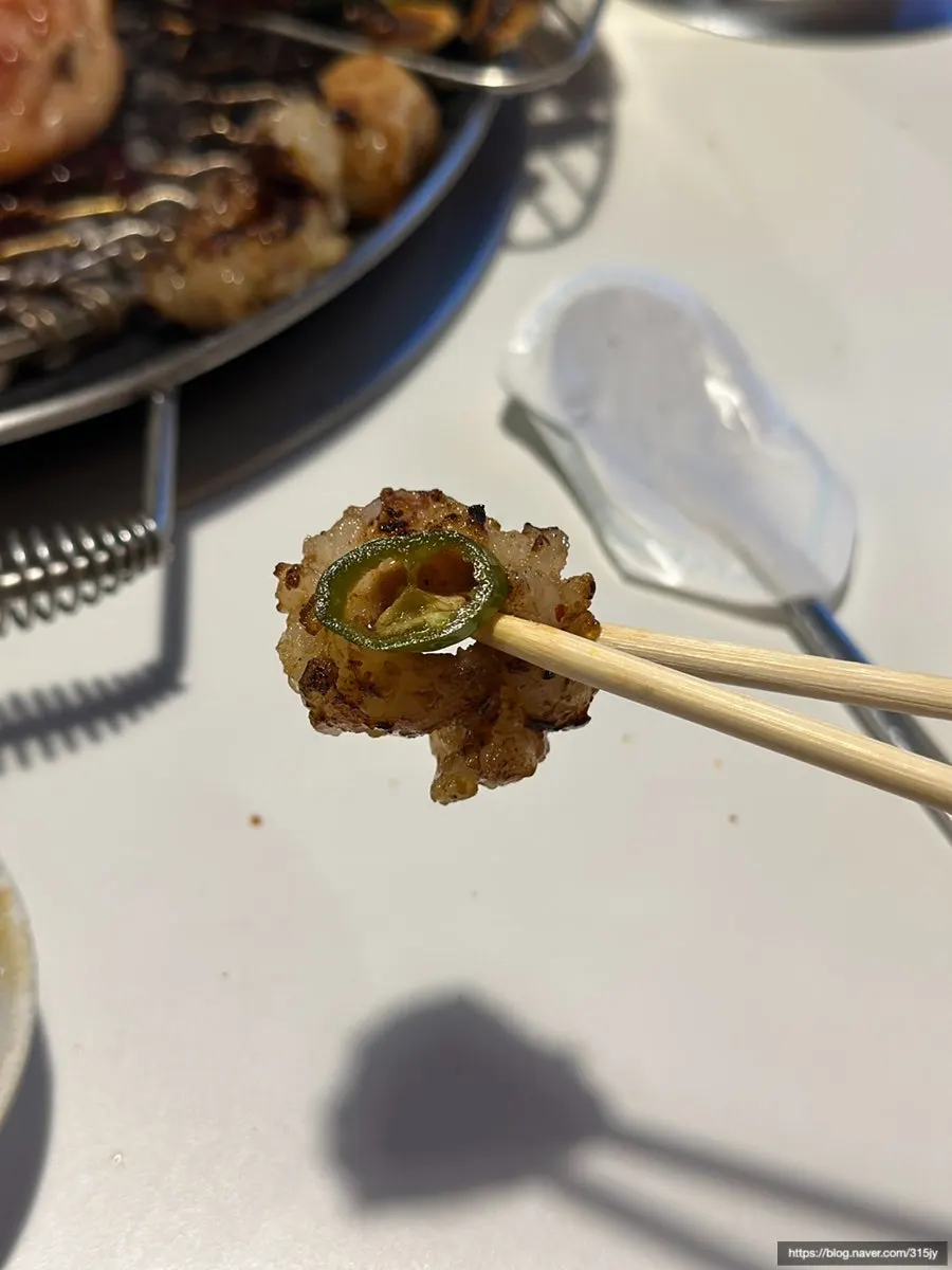 Makchang grilled last