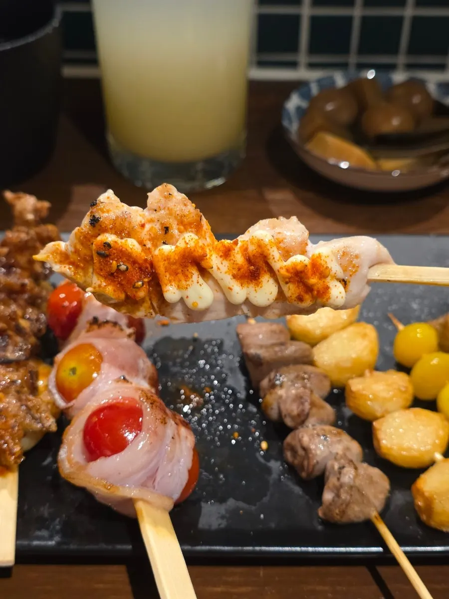 카켄 모듬꼬치 한 접시