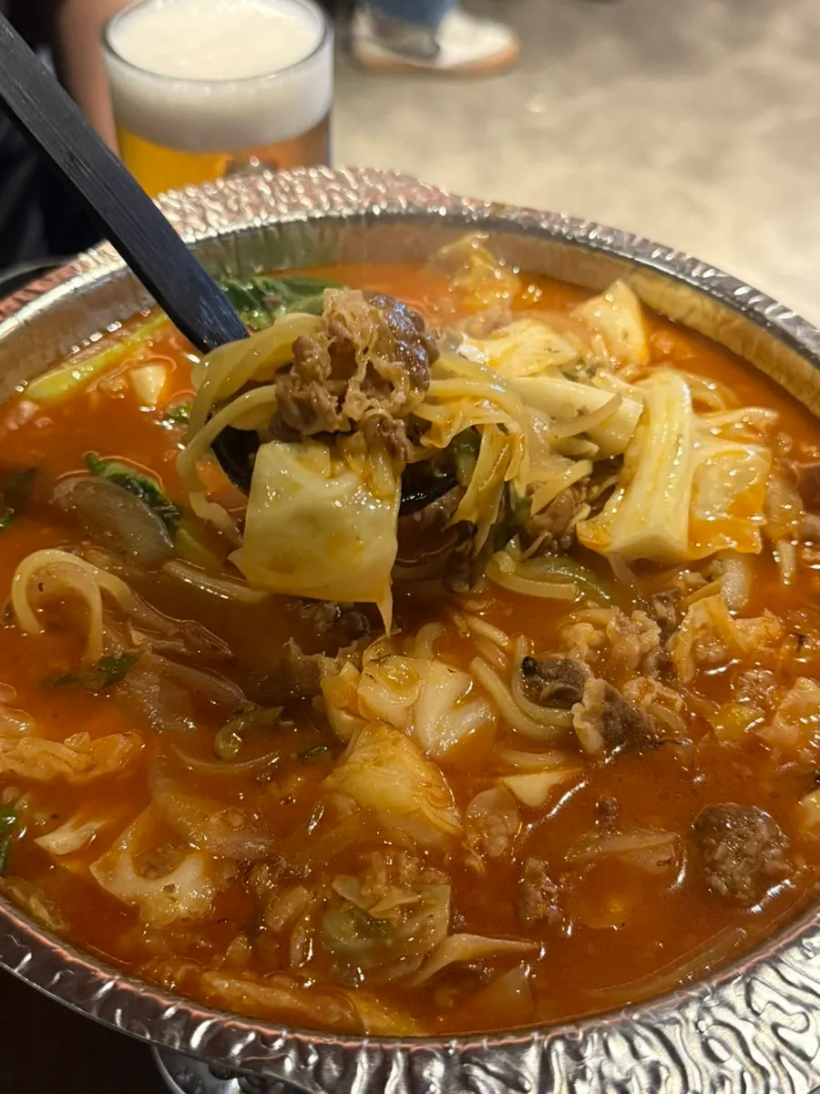 우삼겹이 들어간 고기 짬뽕 관련 사진