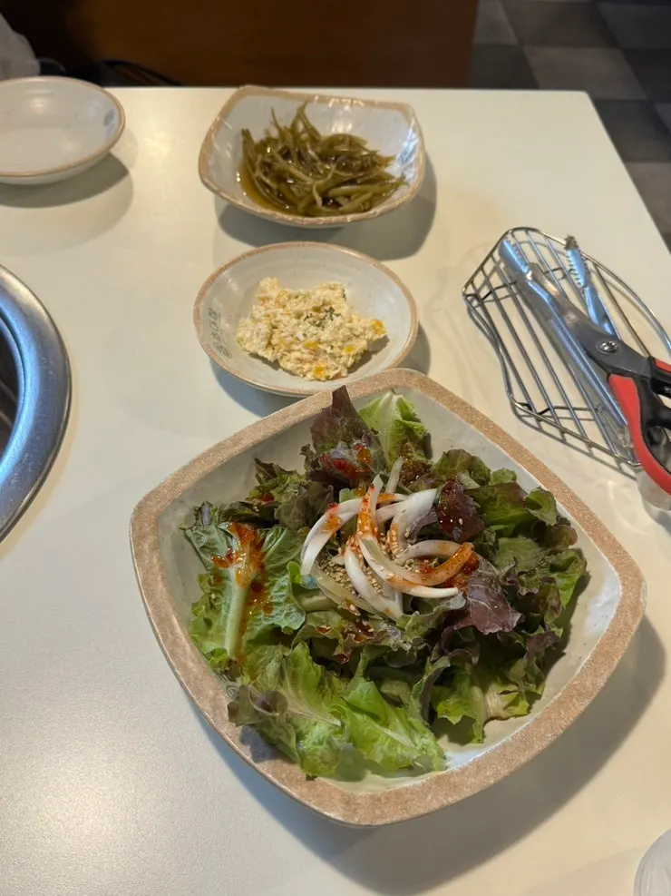 곱창구이와 막창구이 주문