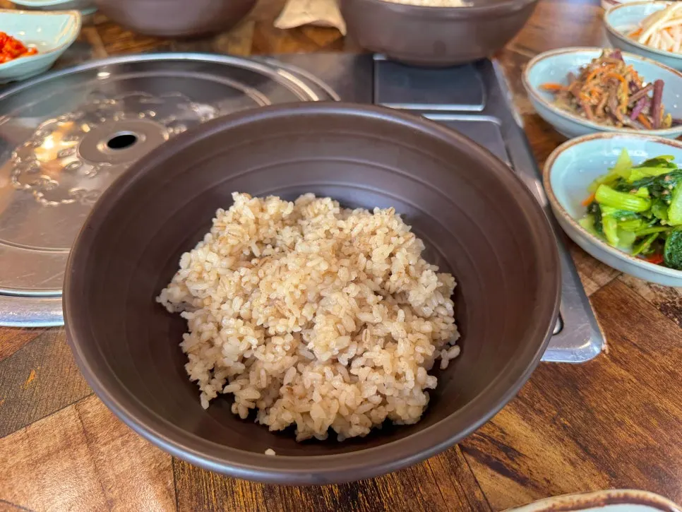 Barley rice mixed with namul