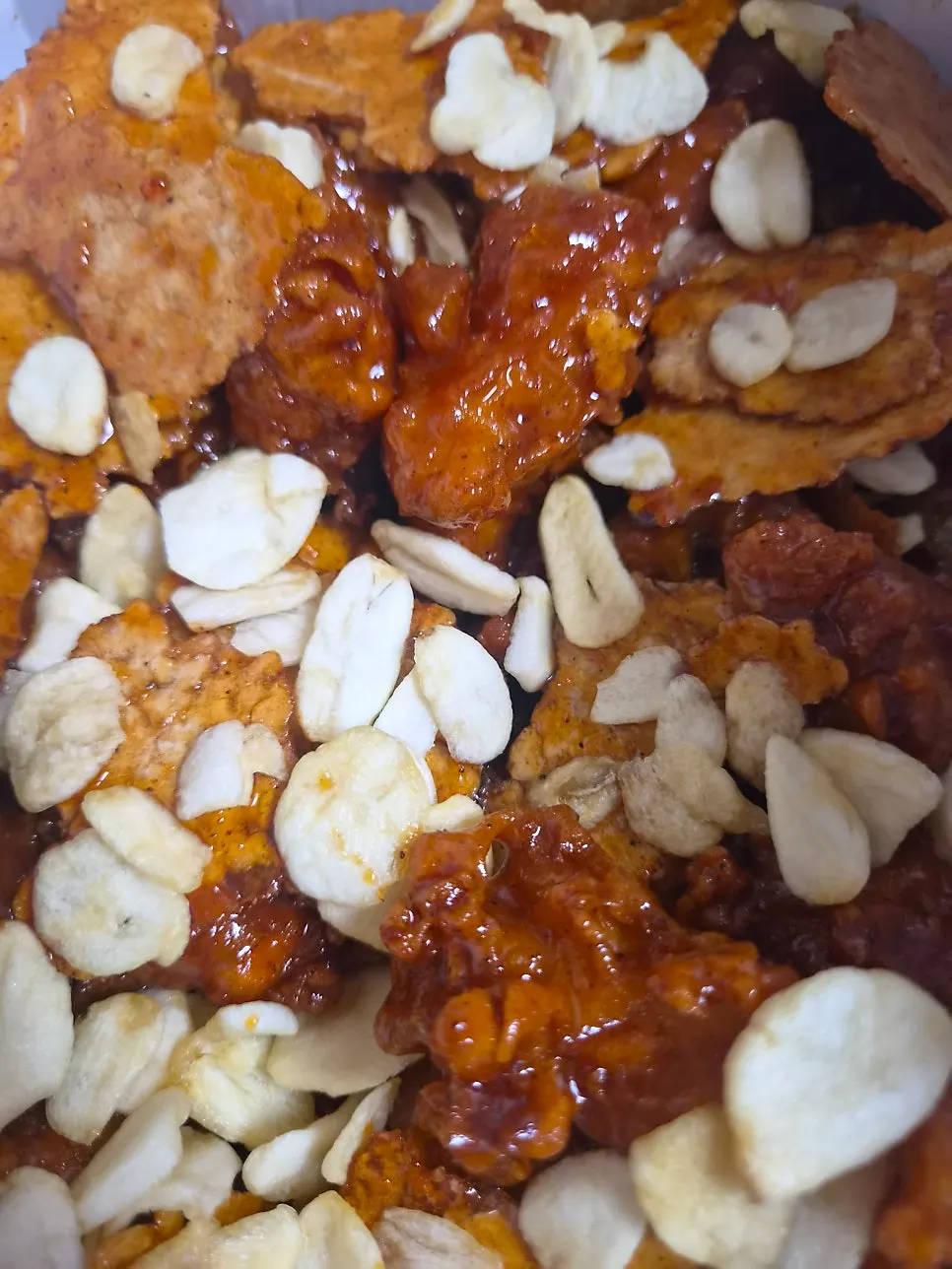 Glossy takeaway dakgangjeong