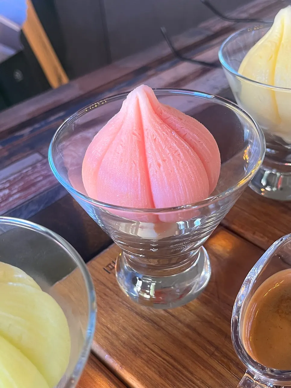 Danyang signature garlic-shaped bingsu