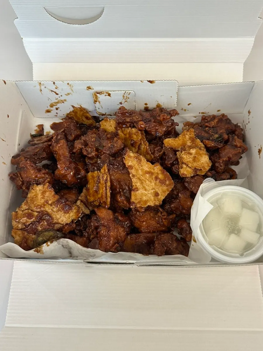 A Danyang trip meal of dakgangjeong at home
