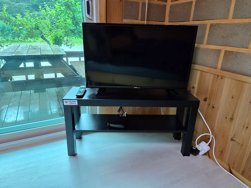 TV and appliances provided in the room