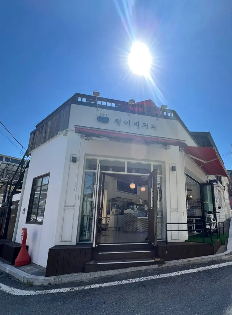 Exterior of JB Coffee near Danyang Gugyeong Market