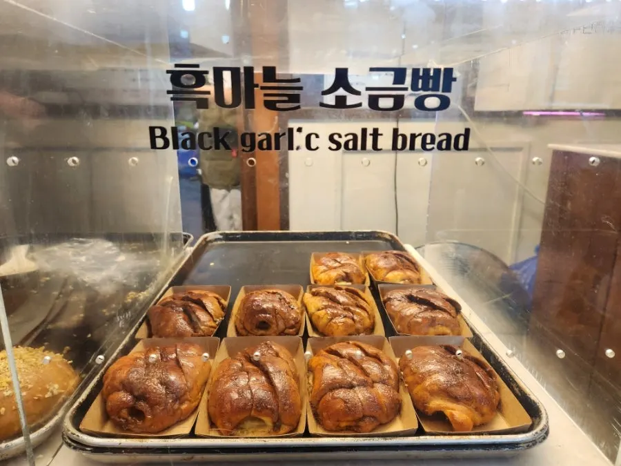 Interior of the Black Garlic Salt Bread store