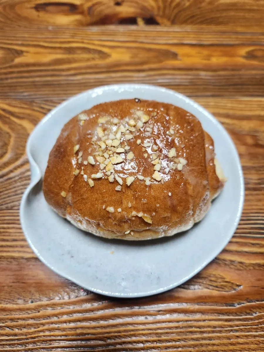 Exterior del salt bread de ajo