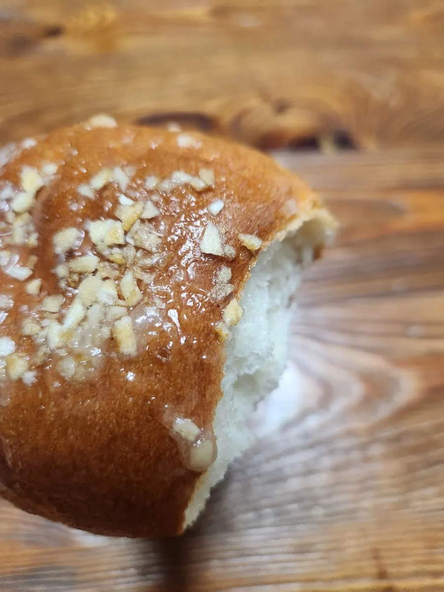Bocado de salt bread probado en casa