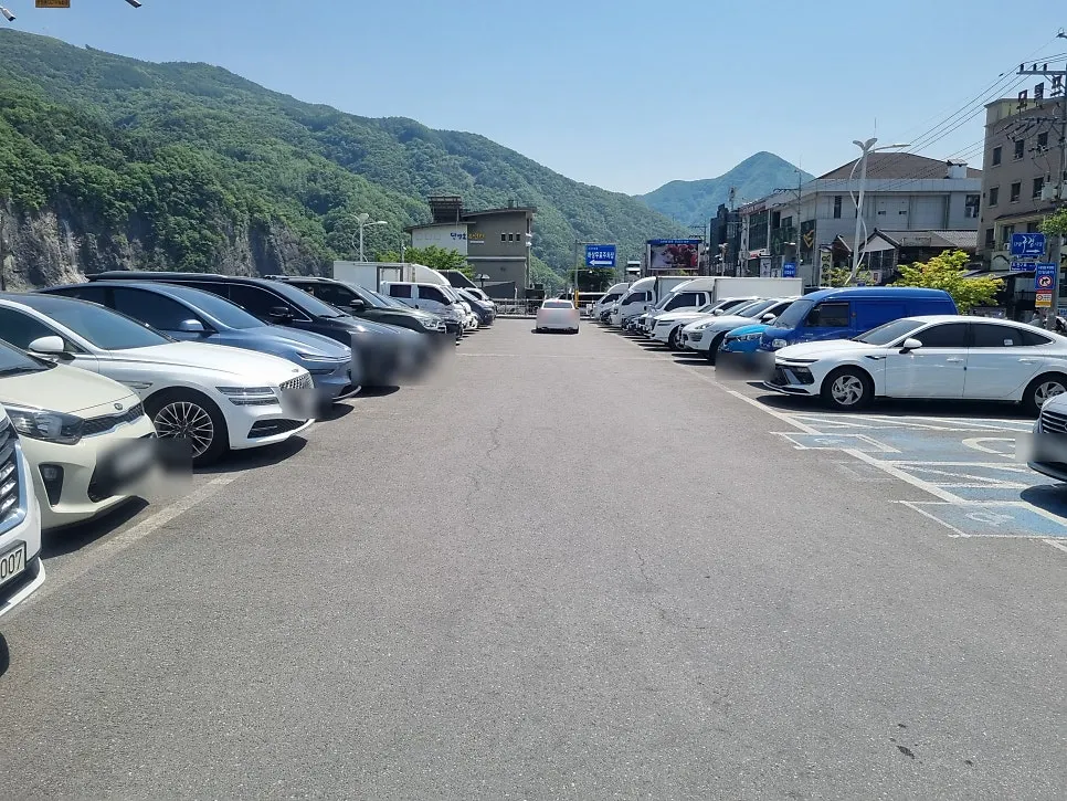 단양 구경시장 공영주차장 주변 전경