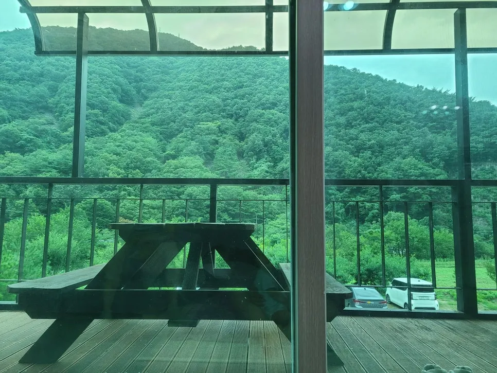 Private barbecue setup on the room terrace