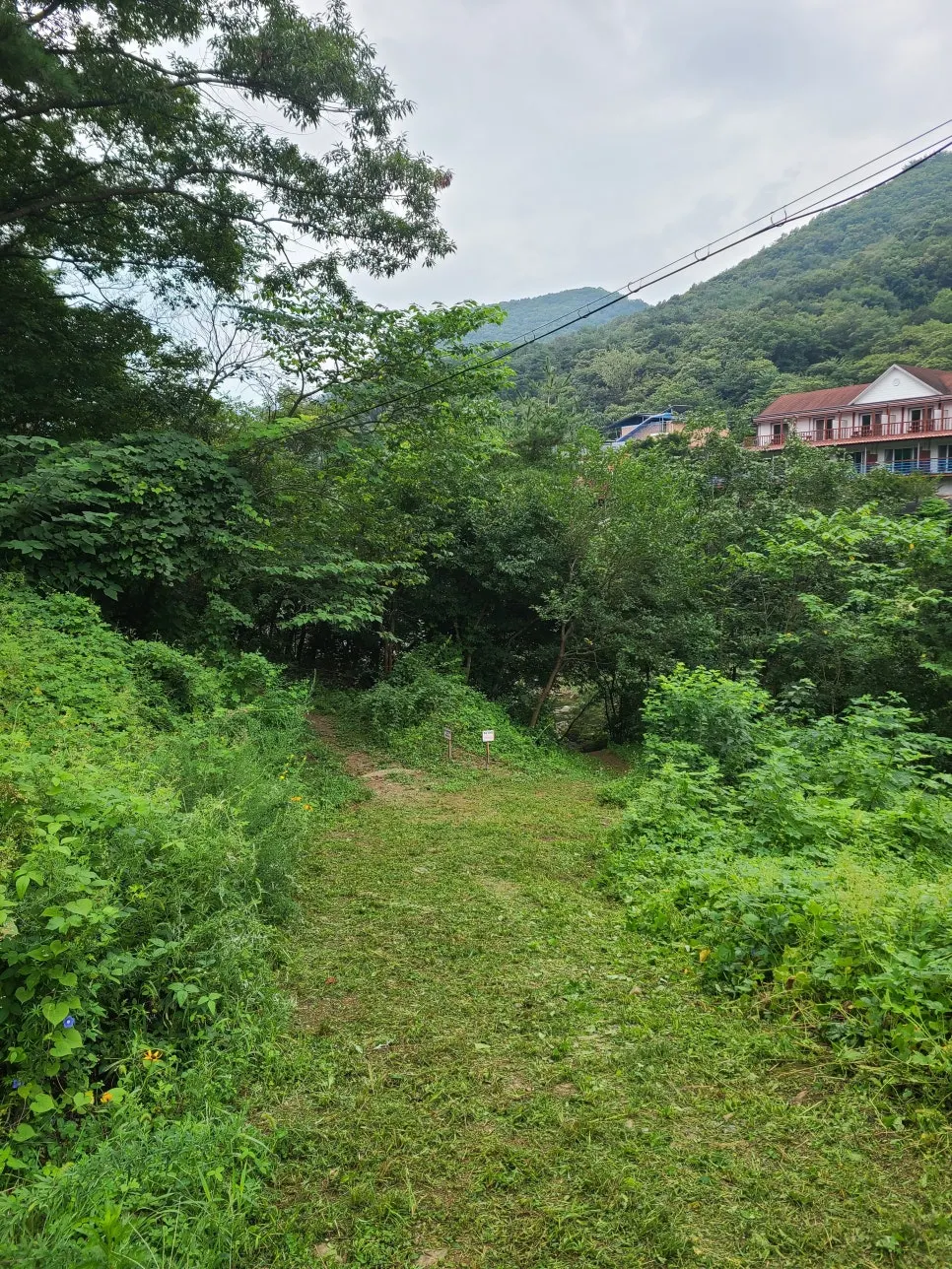 Wide valley a 2-minute walk from the guesthouse