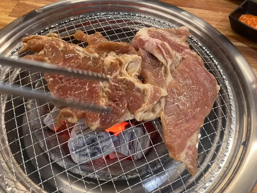 Generous marinated pork neck
