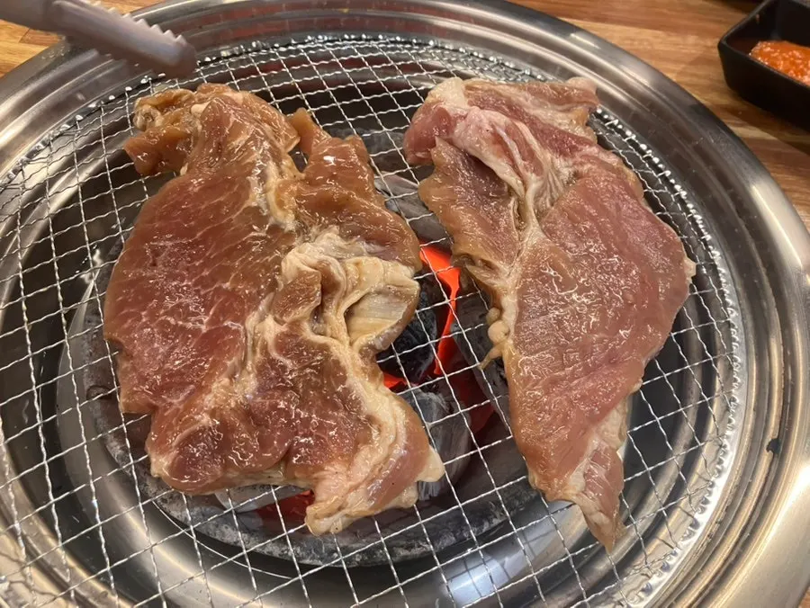 Aged marinated pork neck