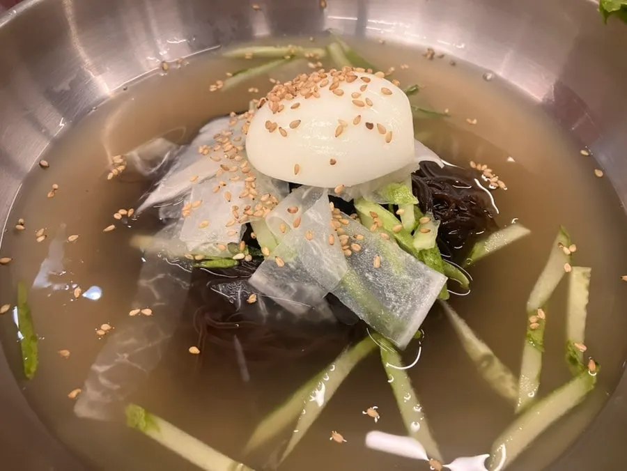 Dessert kudzu naengmyeon
