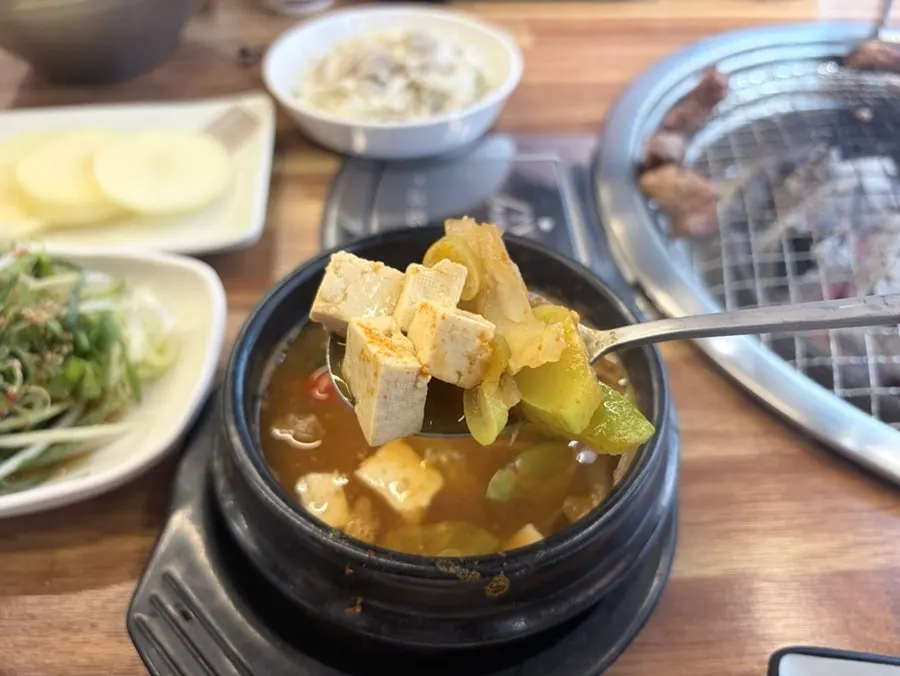 Sweet pumpkin side dish we kept refilling