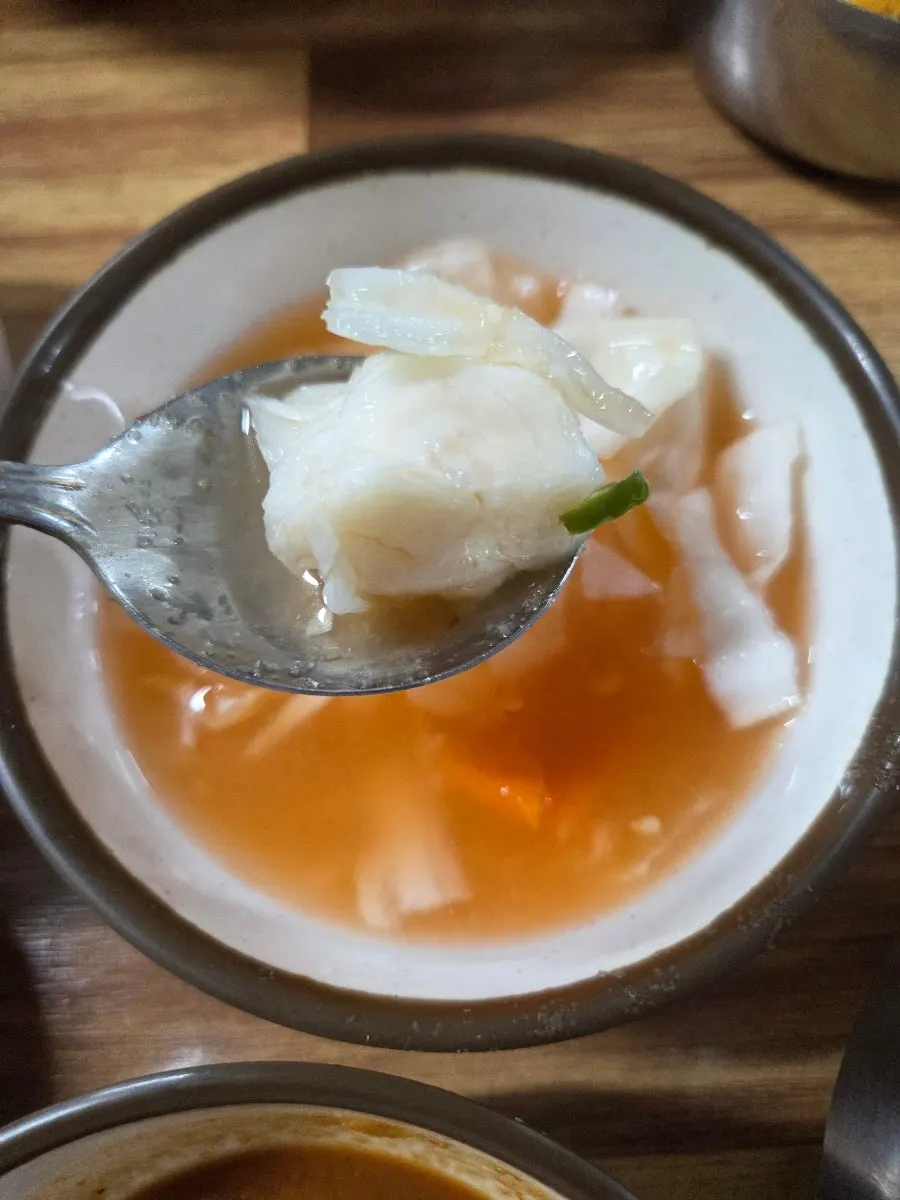 아삭하고 시원한 물김치 한 그릇