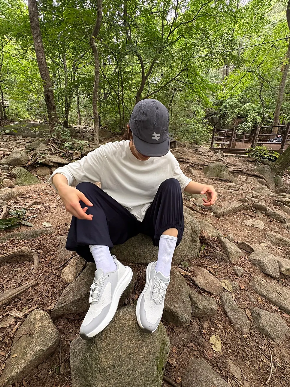 登山结束后穿着BR-001的样子