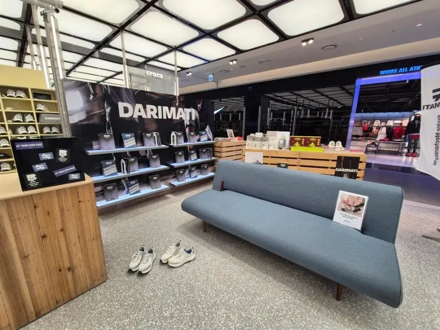 View of the DARIMATI pop-up store on the 4th floor U-PLEX, Hyundai Department Store Pangyo Branch