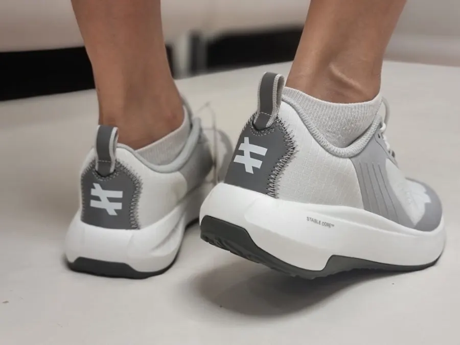 Side detail of the BR-001 worn with laces adjusted