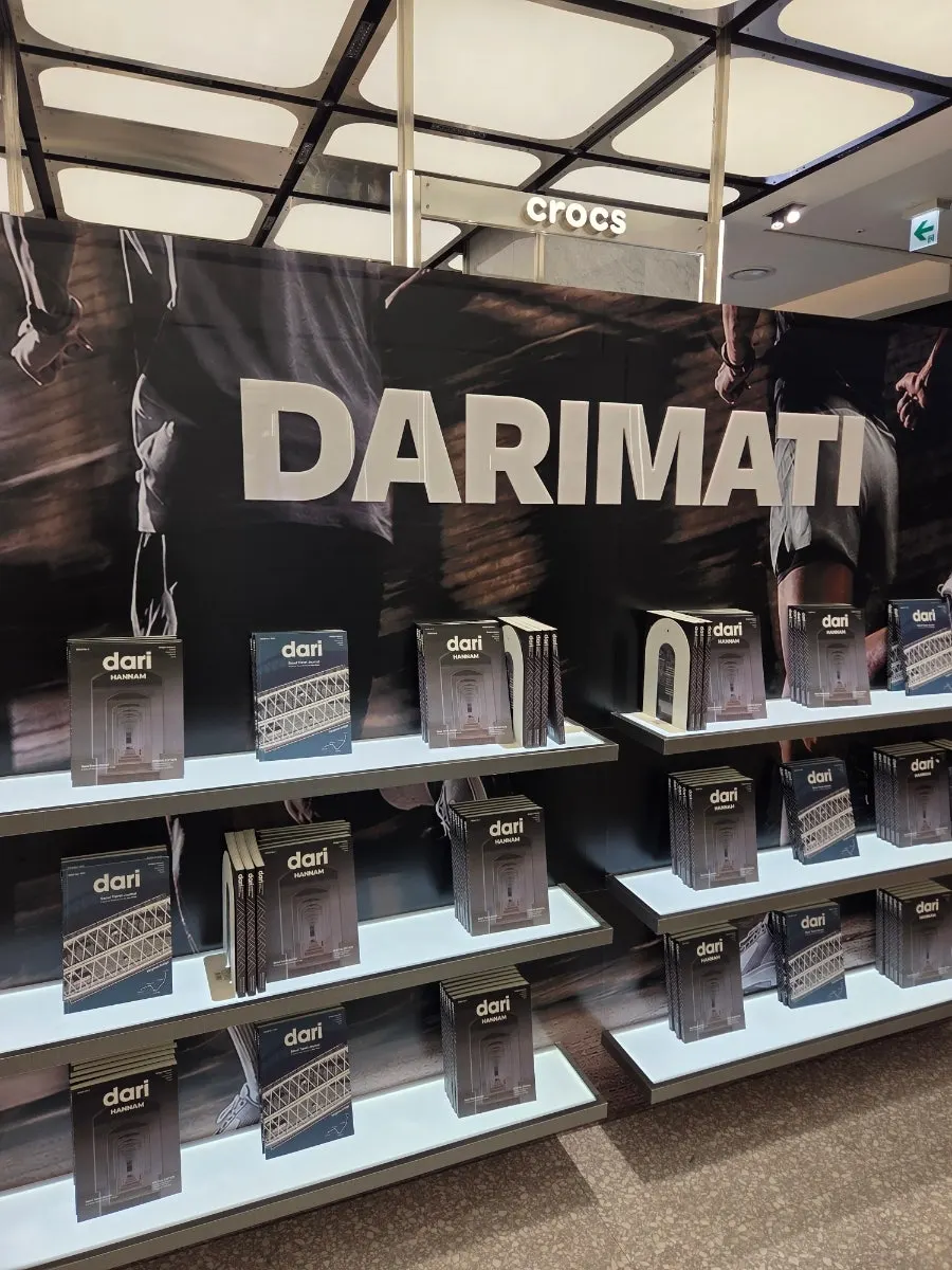DARIMATI product display at the pop-up space