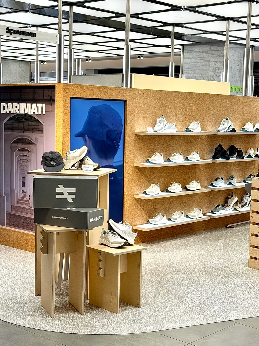 Entrada del pop-up store de DARIMATI en Hyundai Department Store Pangyo Branch