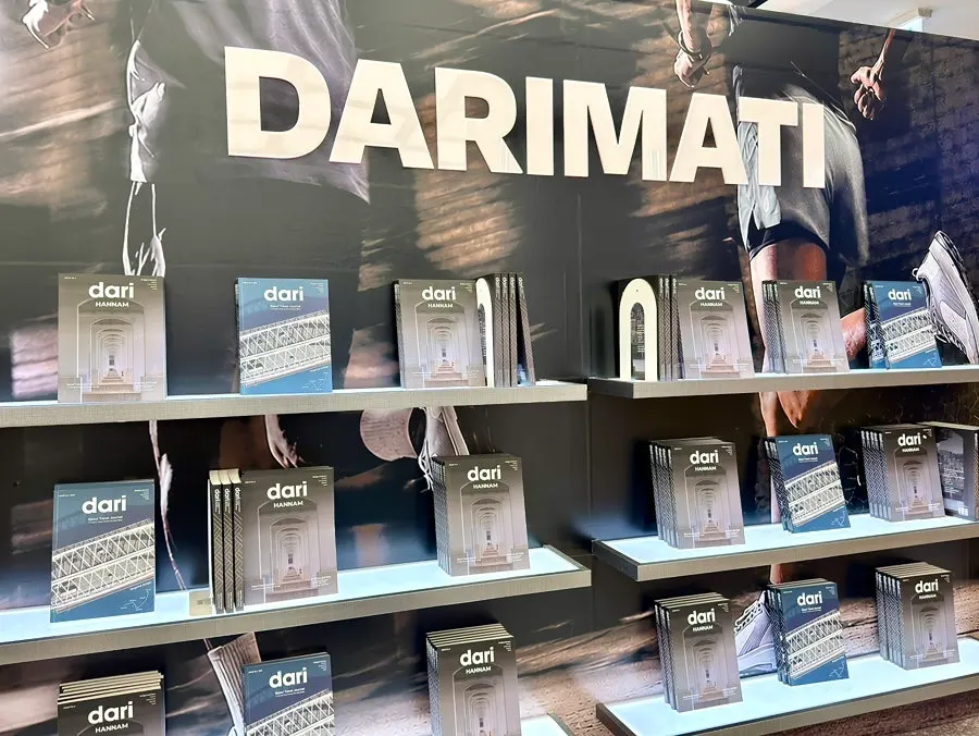Vista general de productos expuestos en el pop-up de DARIMATI