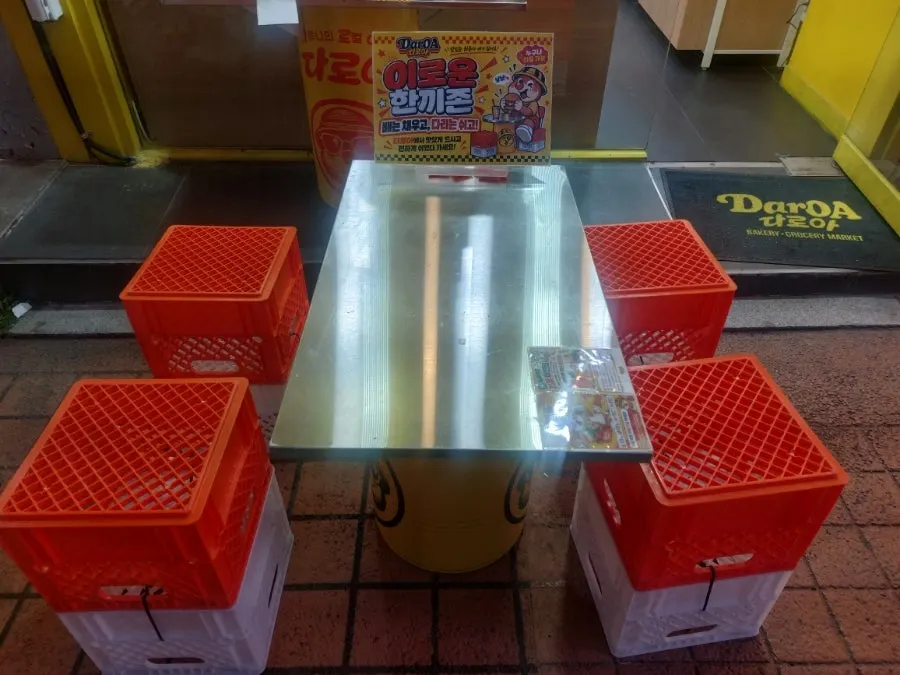 Order counter kept free of grease