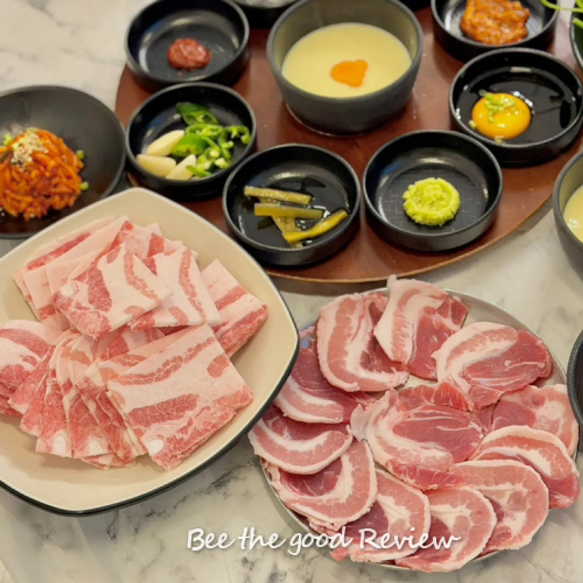 Signature samgyeopsal photo at Eungbongjip Dasan Station Branch