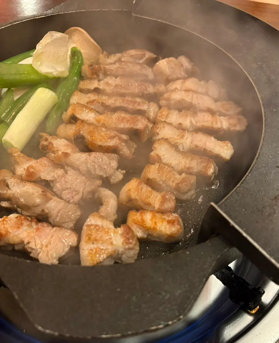 밥과 함께 먹는 된장찌개