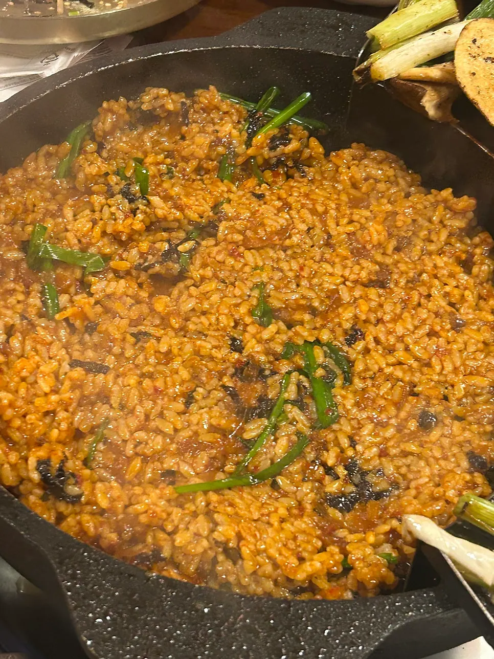 직원이 볶아준 마무리 볶음밥