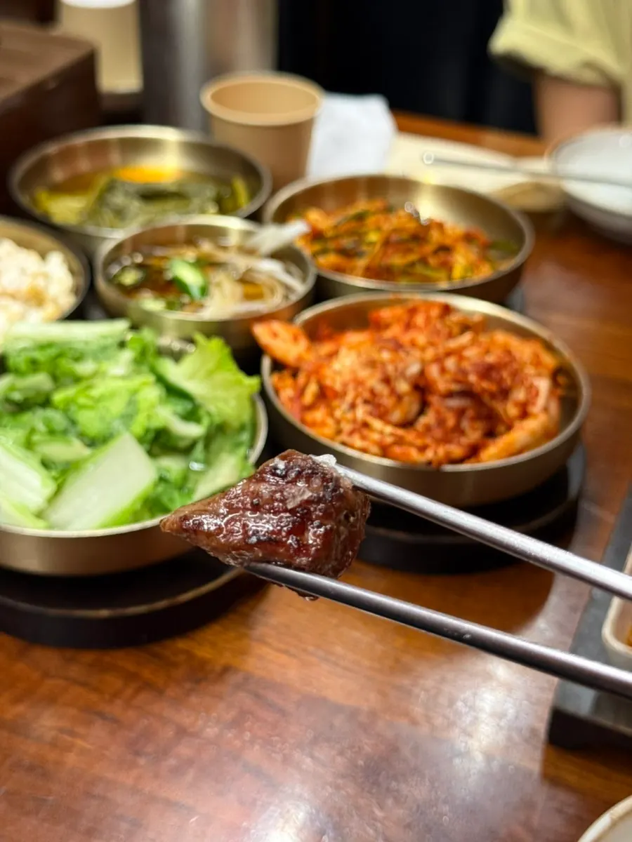 A nicely browned piece of woodae galbi