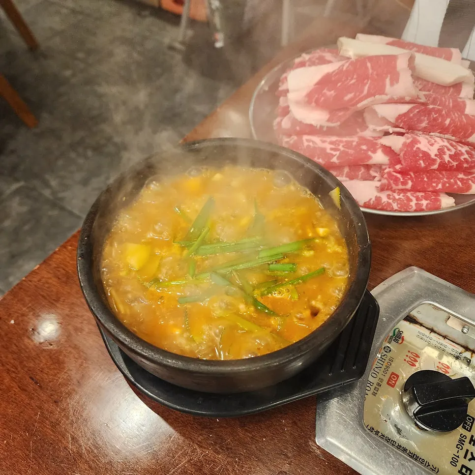 Brisket set with the doenjang sulbap change