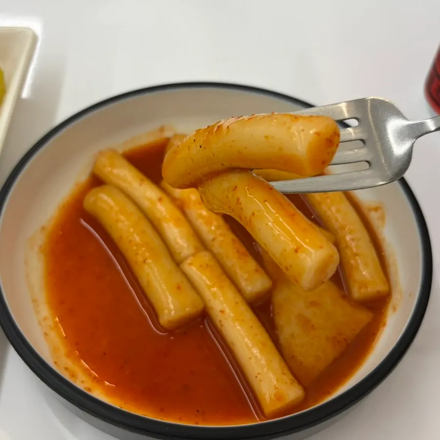 Plate of warm soup and bread